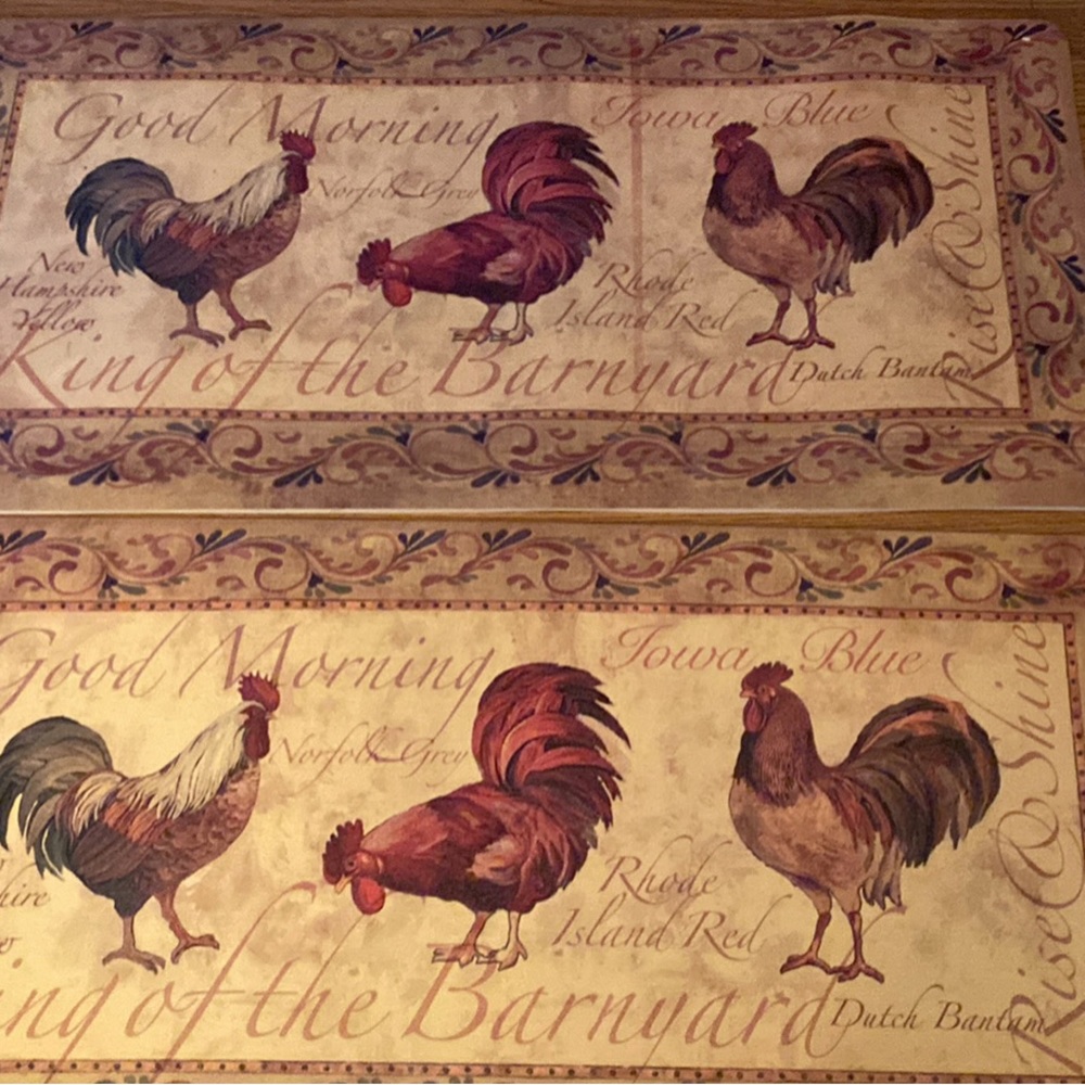 2 Stain-Proof kitchen mat.  extra large 20 x 42 fits double sink